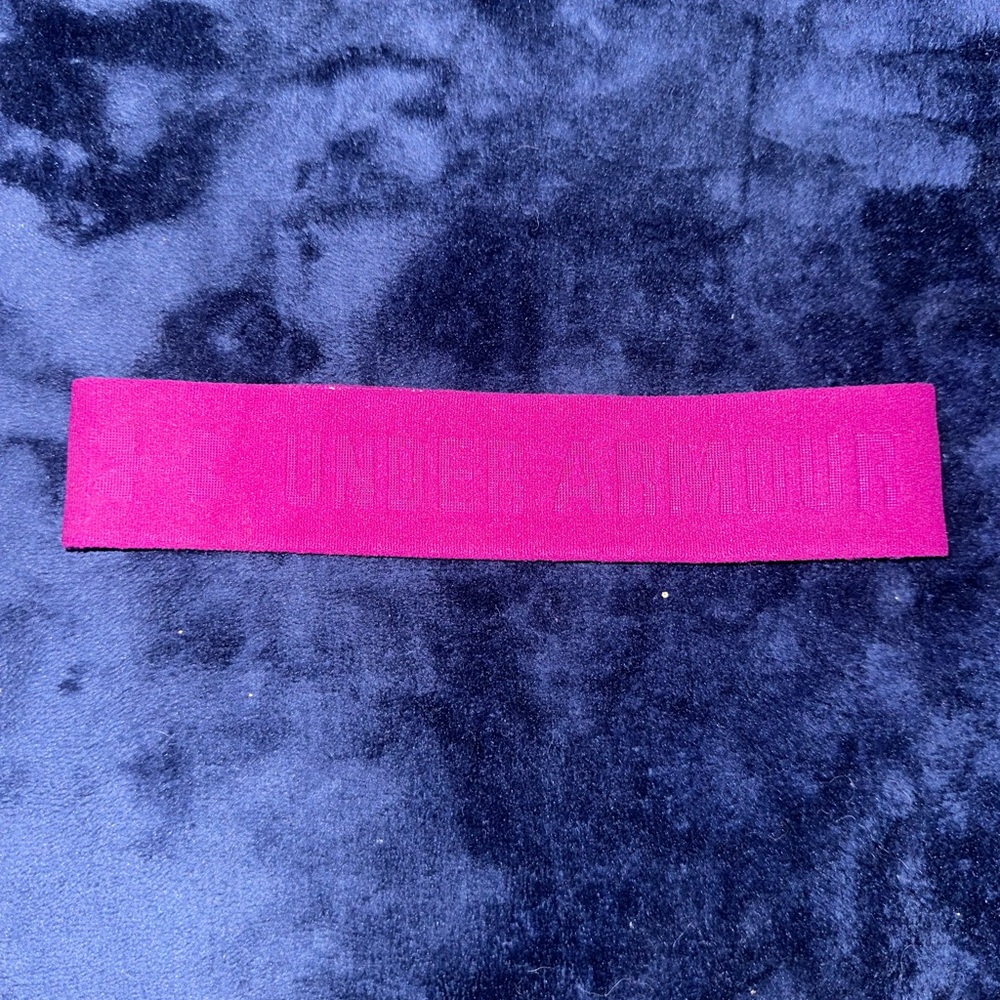 Under Armour Magenta Elastic Hairband